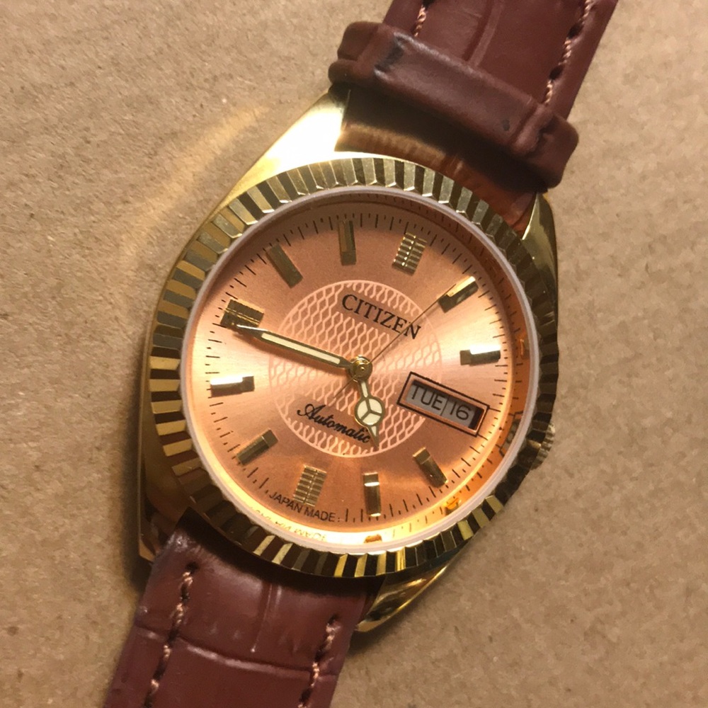 Vintage citizen automatic mechanical watch